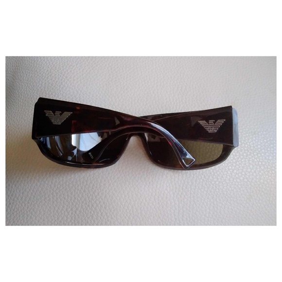 Emporio Armani 9332 Dark Brown Tortoise Sunglasses New!  Flawless! main image 6